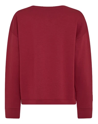 MSCH Copenhagen - MSCHIma Sweatshirt - Burgundy Rhubarb